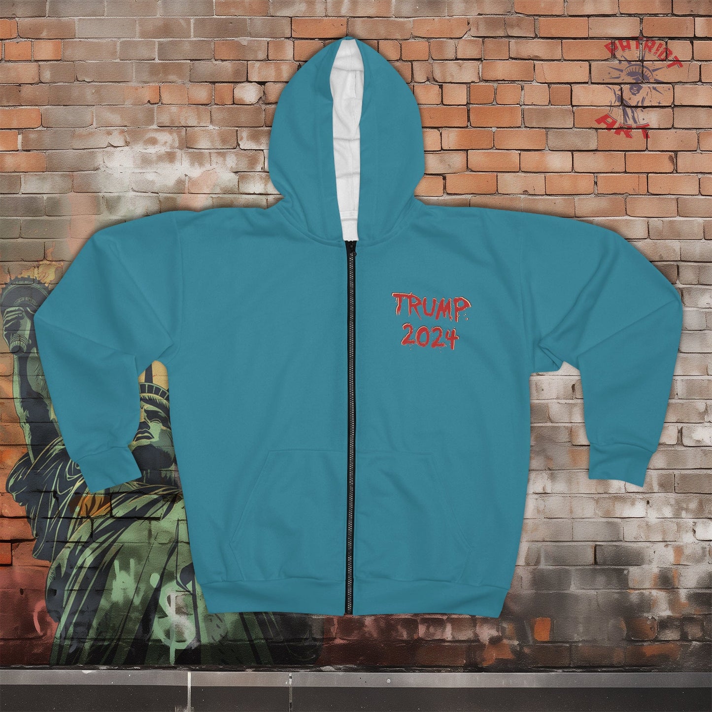 Trump 2024 Unleashed Full-Zip Hoodie - LIMITED EDITION