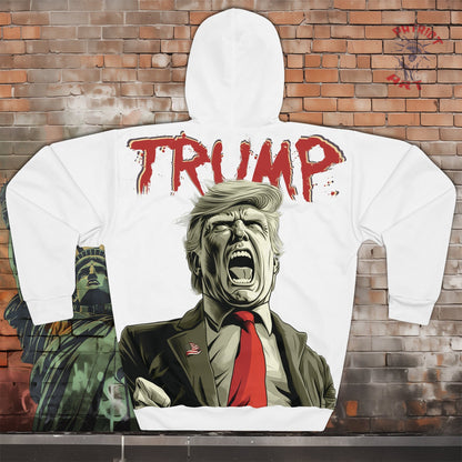 Trump 2024 Unleashed Monochrome Hoodie - LIMITED EDITION