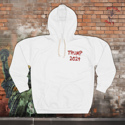 Trump 2024 Unleashed Monochrome Hoodie - LIMITED EDITION