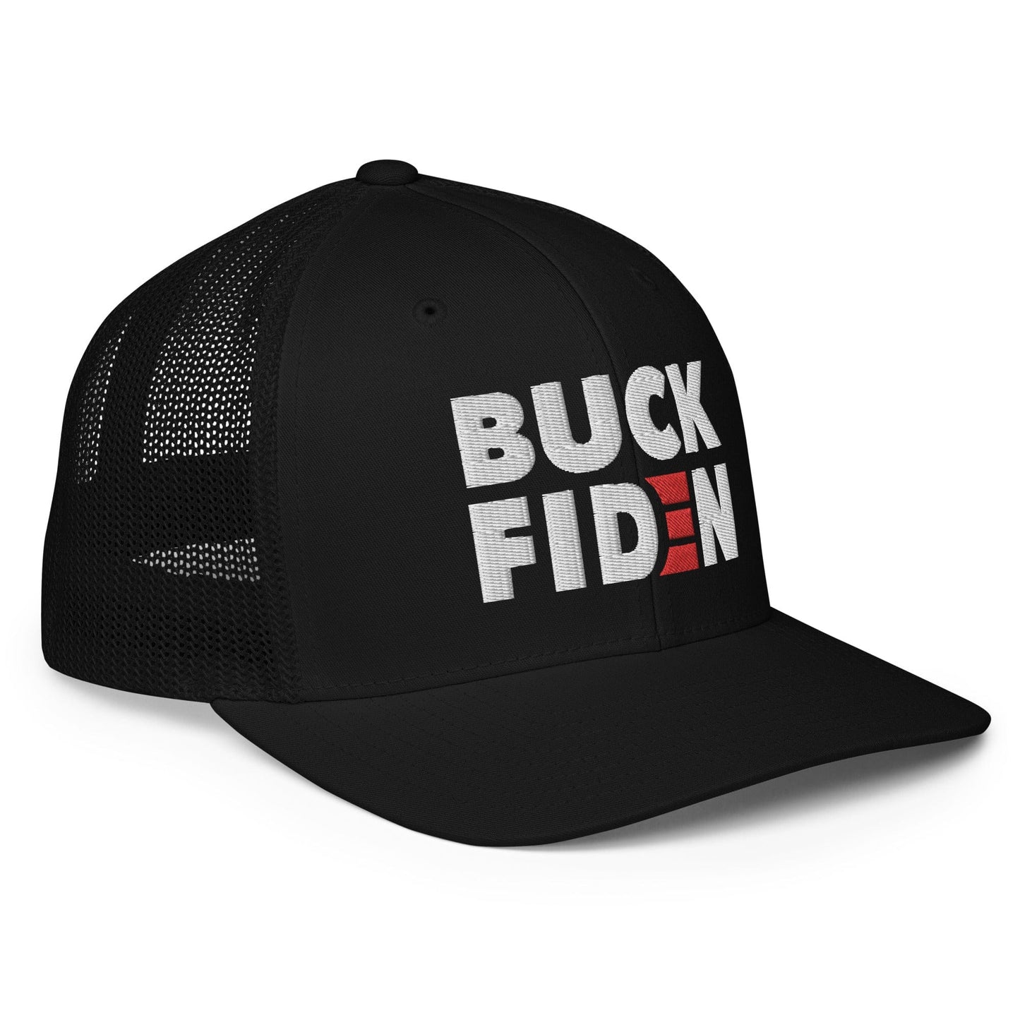 BUCK FIDEN embroidered Closed-back trucker cap