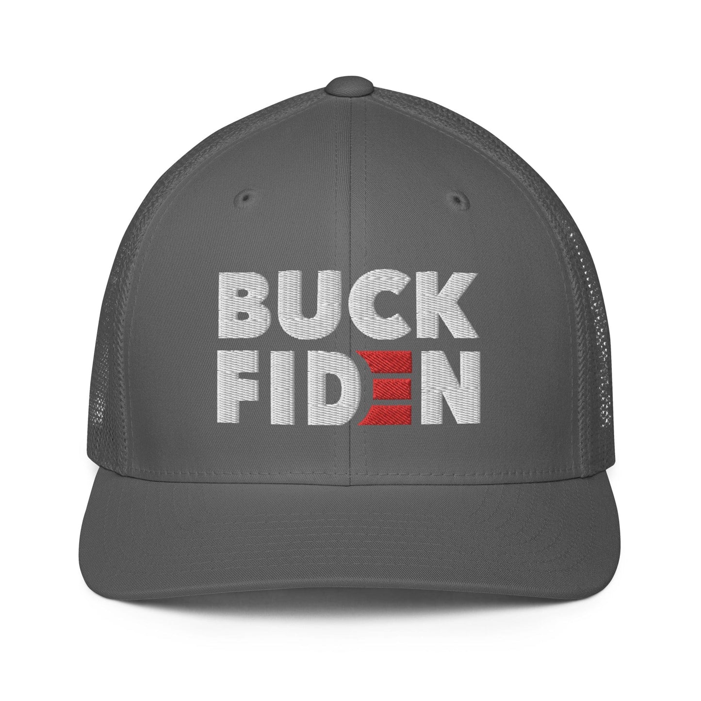 BUCK FIDEN embroidered Closed-back trucker cap