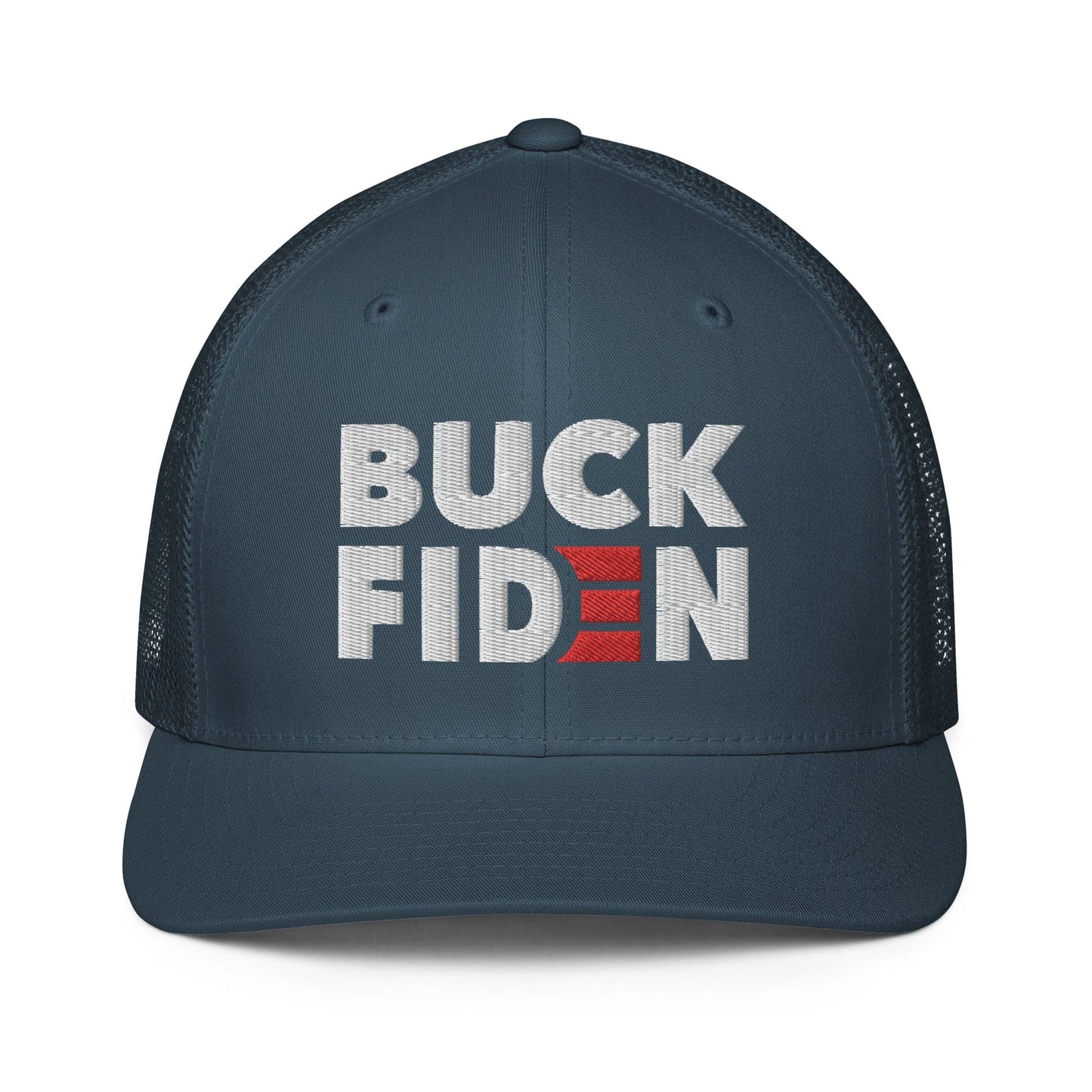 BUCK FIDEN embroidered Closed-back trucker cap