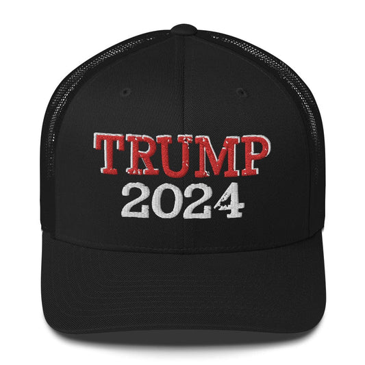 Trump 2024 Embroidered Trucker Cap