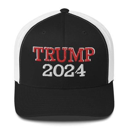 Trump 2024 Embroidered Trucker Cap