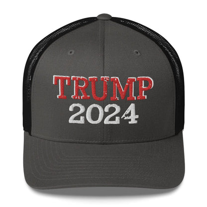 Trump 2024 Embroidered Trucker Cap