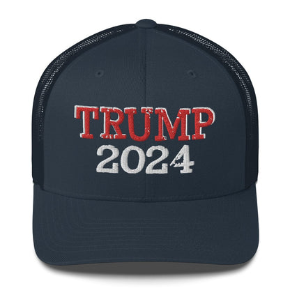 Trump 2024 Embroidered Trucker Cap