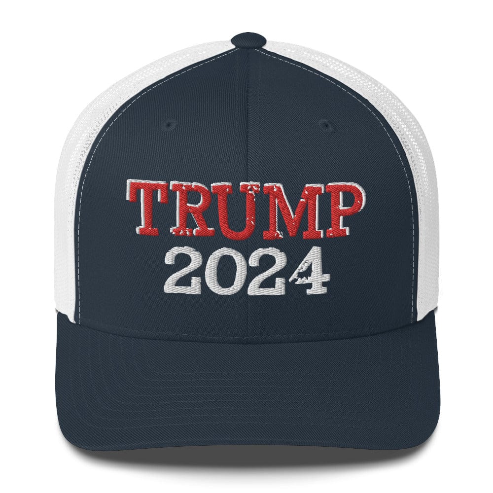 Trump 2024 Embroidered Trucker Cap